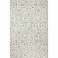 Bashian 9 x 12 in. Corsica Bohemian Polyester Power Loom Area Rug - Light Blue C189-LBL-9X12-CR413